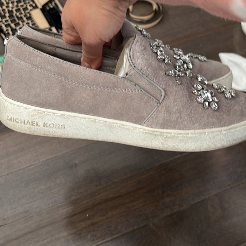 Michael Kors Keaton suede slip one - Picture 6 of 9
